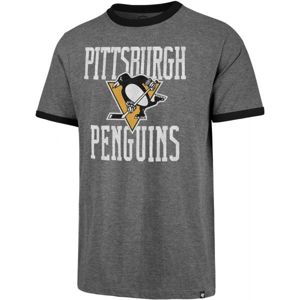47 NHL PITTSBURGH PENGUINS BELRIDGE CAPITAL RINGER Pánské tričko, tmavě šedá, velikost L