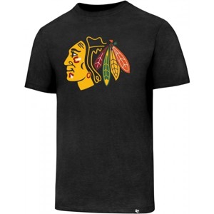 47 NHL CHICAGO BLACKHAWKS CLUB TEE Pánské triko, Černá,Mix, velikost L