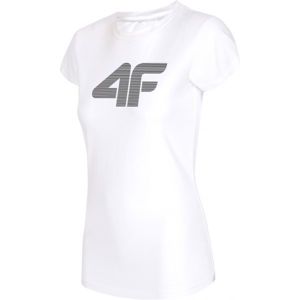 4F DÁMSKÉ TRIKO bílá XL - Dámské tričko