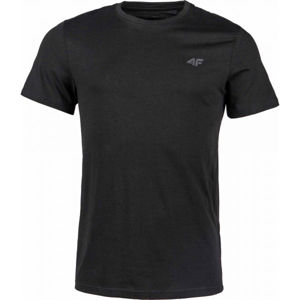 4F MENS T-SHIRTS Pánské tričko, černá, velikost M