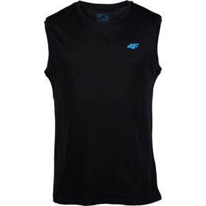 4F PÁNSKÉ TRIKO černá XL - Pánské tričko bez rukávů