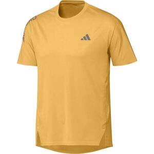 adidas ADIZERO TEE M Pánské sportovní triko, žlutá, velikost