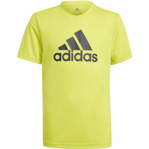 adidas BL TEE Chlapecké triko, Žlutá,Černá, velikost 116