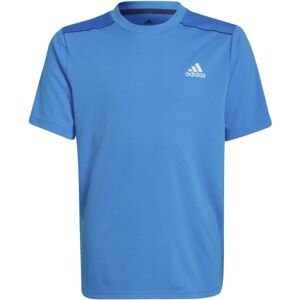 adidas D4S TEE Chlapecké sportovní tričko, Modrá, velikost 152