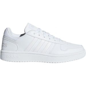 adidas HOOPS 2.0 bílá 5 - Dámské volnočasové boty