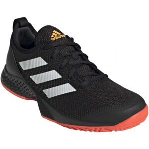 adidas COURTFLASH Pánská tenisová obuv, černá, veľkosť 44