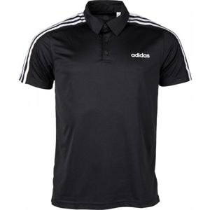 adidas DESIGN2MOVE 3S POLO černá L - Pánské tričko
