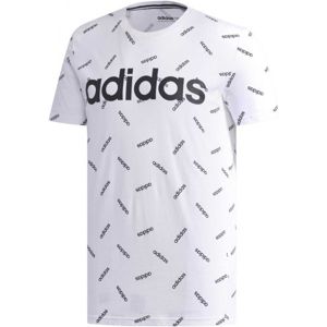 adidas PRINT TEE bílá M - Pánské tričko