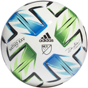 adidas MLS NATIVO XXV MINI Mini fotbalový míč, bílá, velikost 1
