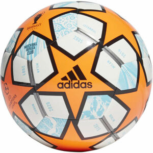 adidas FINALE CLUB Fotbalový míč, oranžová, velikost 3