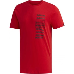 adidas 3X3 TEE červená XL - Pánské tričko