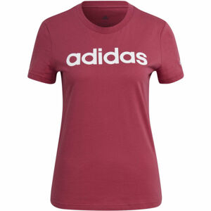 adidas LIN T Dámské tričko, Tyrkysová,Bílá, velikost S