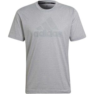 adidas BOS PB TEE Pánské sportovní tričko, šedá, velikost M