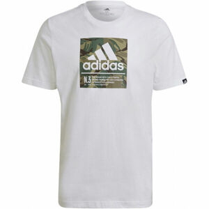 adidas CMO TEE Pánské tričko, bílá, velikost XL