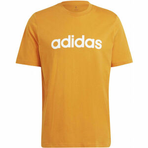 adidas LIN SJ T Pánské tričko, Žlutá,Bílá, velikost XL