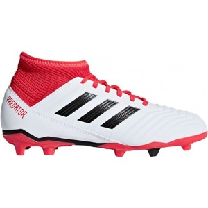 adidas PREDATOR 18.3 FG J bílá 33 - Chlapecká fotbalová obuv