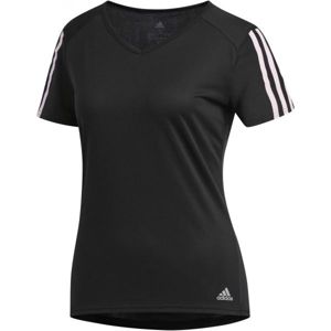 adidas RUN 3S TEE W černá L - Dámské sportovní tričko