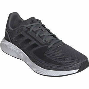 adidas RUNFALCON 2.0 Dámská běžecká obuv, Tmavě šedá,Bílá, velikost 40