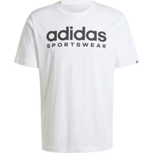 adidas SPORTSWEAR GRAPHIC TEE Pánské triko, tmavě šedá, velikost