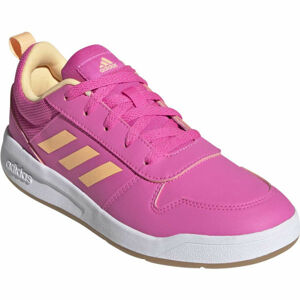 adidas TENSAUR K Dětská sálová obuv, Růžová,Béžová, velikost 30