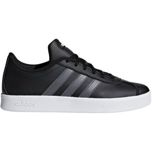adidas VL COURT 2.0 K Dětské volnočasové boty, černá, velikost 30