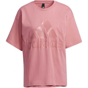 adidas BOC S/S Dámské tričko, Růžová, velikost S