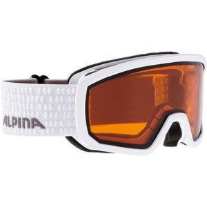 Alpina Sports SCARABEO JR DH bílá NS - Unisexové lyžařské brýle