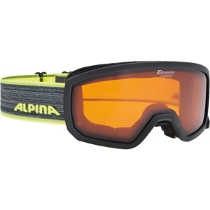 Alpina Sports SCARABEO JR DH černá NS - Unisexové lyžařské brýle