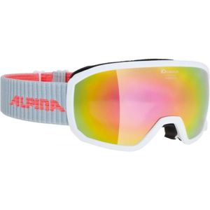 Alpina Sports SCARABEO JR MM bílá NS - Dětské lyžařské brýle