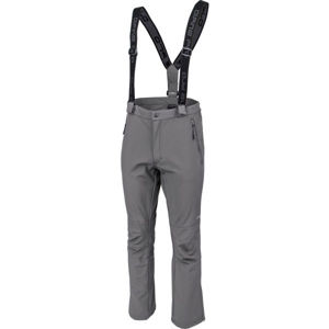 ALPINE PRO KERES Pánské lyžařské kalhoty, šedá, veľkosť XL