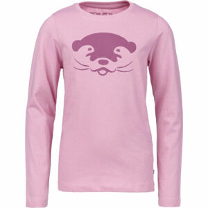 ALPINE PRO ANSLO Dívčí tričko, růžová, velikost 152/158