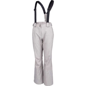 ALPINE PRO ARGA Dámské lyžařské kalhoty, šedá, velikost XS