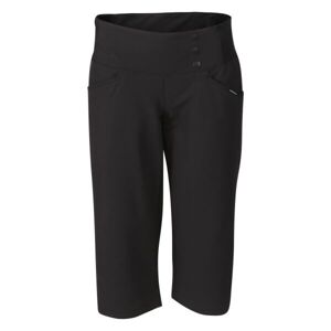 ALPINE PRO CAROZA Dámské 3/4 softshellové kalhoty, černá, veľkosť L