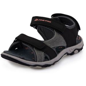 ALPINE PRO POPPIO Dětské sandály, černá, velikost