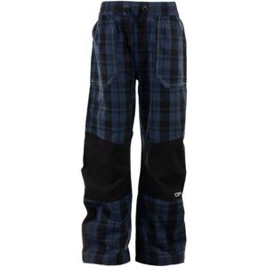 ALPINE PRO RAFIKO 3 Chlapecké outdoorové kalhoty, Modrá,Černá, velikost 128-134