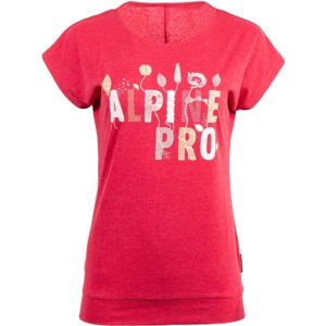 ALPINE PRO TUFFA 4 Dámské triko, červená, velikost M