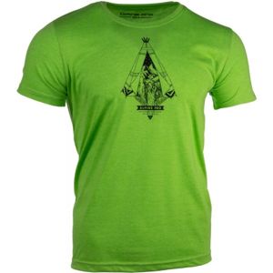 ALPINE PRO UMBERT zelená XL - Pánské triko