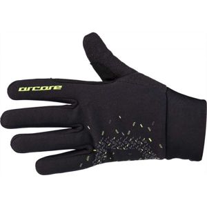 Arcore EVASION Juniorské zimní rukavice, Černá,Žlutá, velikost 9-10