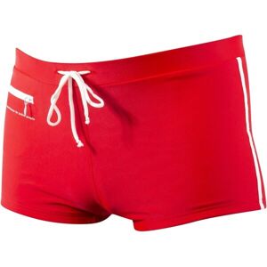Axis PLAVKY NOHAVIČKOVÉ RETRO Pánské nohavičkové plavky, Červená,Bílá, velikost 56