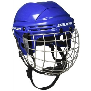 Bauer 2100 COMBO JR modrá 50-55 - Juniorská helma s mřížkou