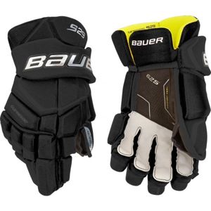 Bauer SUPREME S29 GLOVE JR Hokejové rukavice, černá, velikost