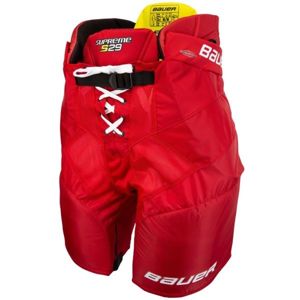 Bauer SUPREME S29 PANTS SR Hokejové kalhoty, červená, veľkosť M