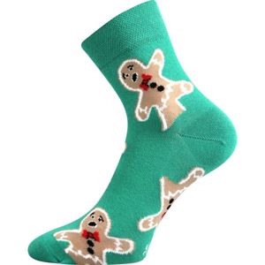 Boma PATTE 022 zelená 35/38 - Vánoční ponožky