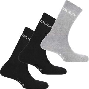 Bula 2PK WOOL SOCK Pánské ponožky, černá, veľkosť 37-39