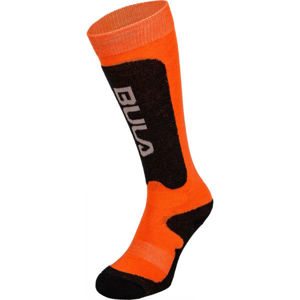 Bula BRANDS SKI SOCKS oranžová XS - Dětské lyžařské ponožky