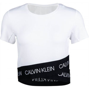 Calvin Klein MMF KNITTED SWEATSHIRT bílá XS - Dámské tričko