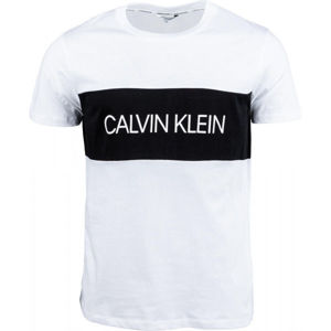 Calvin Klein RELAXED CREW TEE bílá S - Pánské tričko