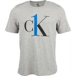 Calvin Klein S/S CREW NECK Pánské triko, světle modrá, velikost