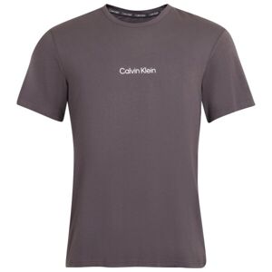 Calvin Klein S/S CREW NECK Pánské tričko, tmavě šedá, velikost XL