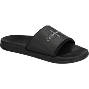 Calvin Klein SLIDE MONOGRAM Pánské pantofle, černá, veľkosť 43